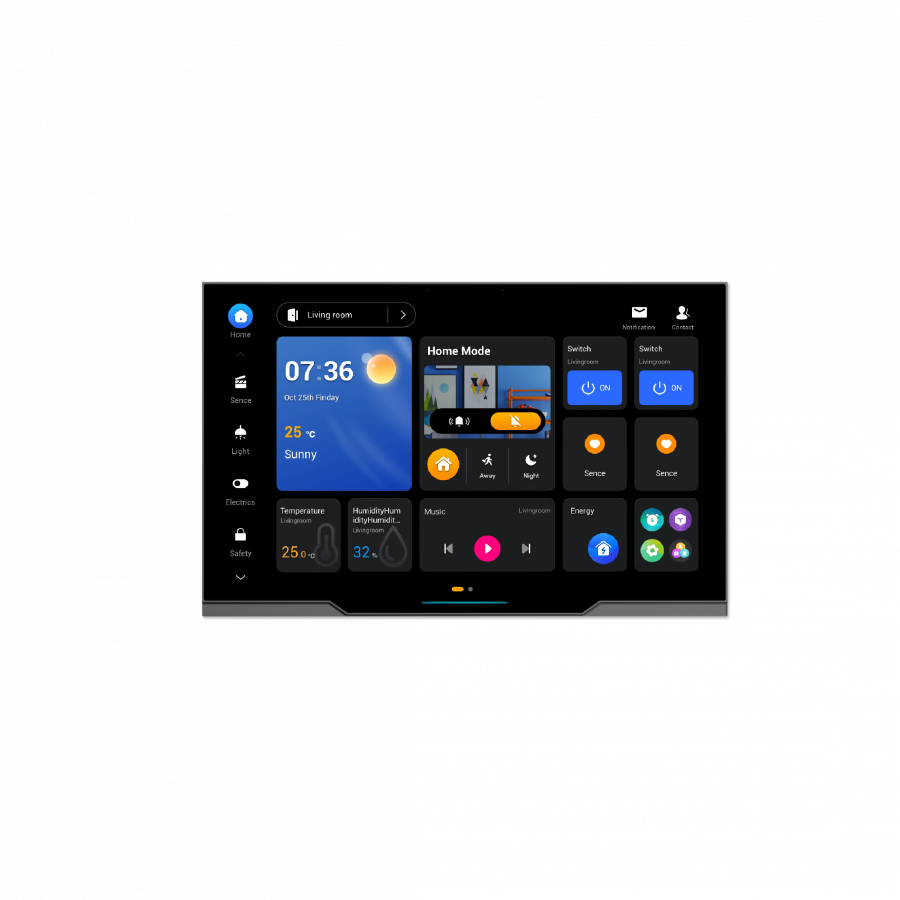 Akubela HyPanel Ultra 10.36 inch touch screen with metal frame 